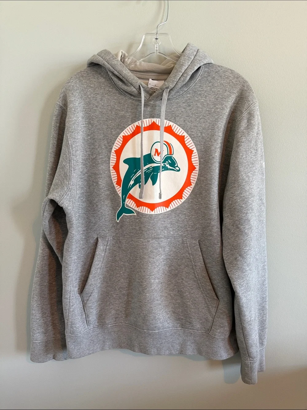 Nike Gray Hoodie Miami Dolphins